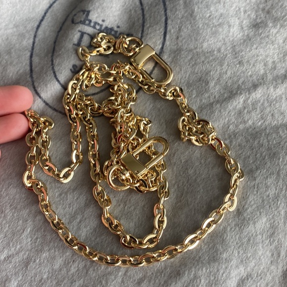 Authentic Vintage Dior Trotter Clutch with Chain - Picture 16 of 16